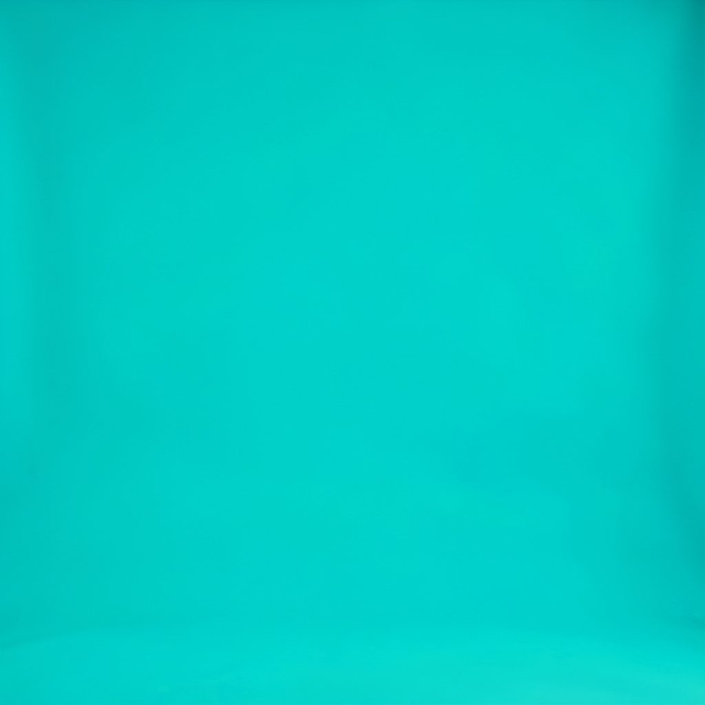 Clean studio photograph of a calm teal and navy abstract gradient on a seamless backdrop, smooth and minimal